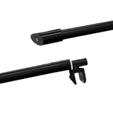 C2703, FRAMELESS SHOWER DOOR, ROUND FIXED PANEL WALL TO GLASS SUPPORT BAR — C2703A