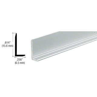 DV607,CRL 1/4" Aluminum L-Bar Extrusion — DV607A