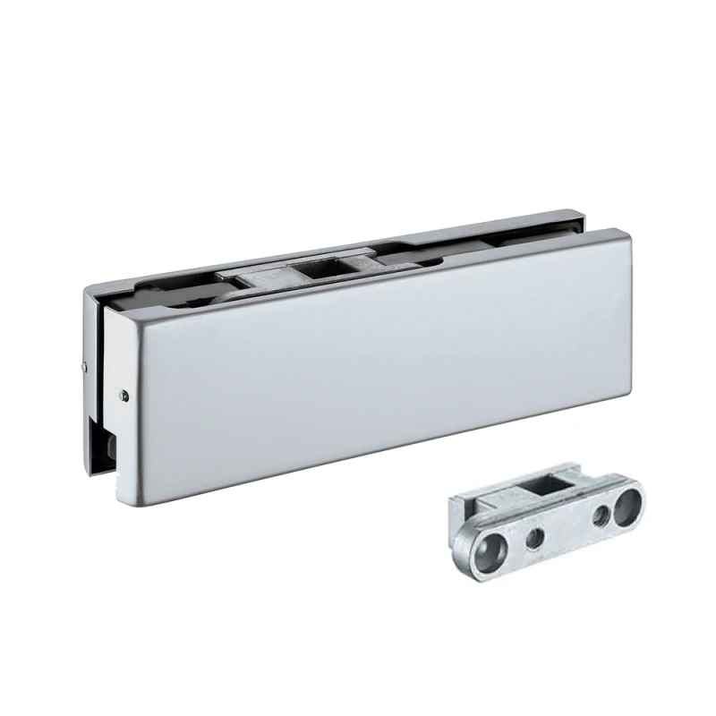 CPH22 Door Top Patch Fitting — CPH22 — Brushed Stainless Steel