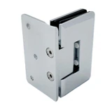 CC0L044, Wall Mount Offset Back Plate Shower Door Hinge — CC0L044