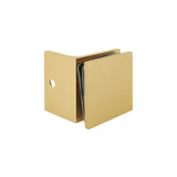 CSGC037, Fixed Panel Square Clamp With Leg for Frameless Shower Door — CSGC037