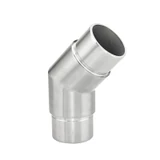 CE135-424, 135° 2-Way Elbow Connector for 1-3/4″ OD Round Tube — CE135-424 — Polished Stainless Steel