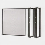FD-95 folding door with an integrated screen option