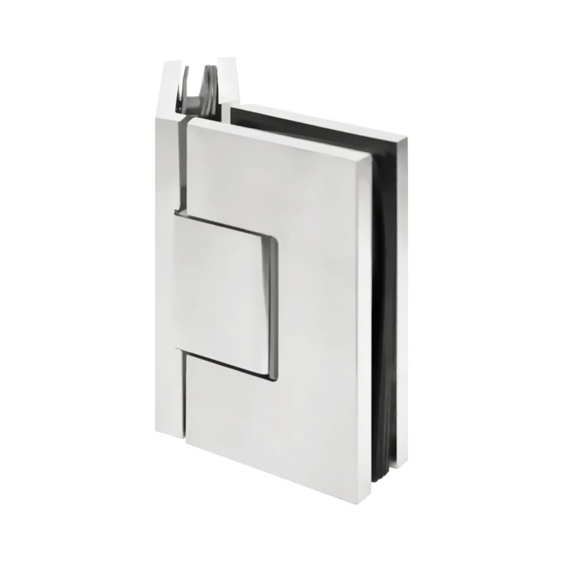 CEL045, Heavy Duty Glass-to-Glass 135° with Cover Plate Hinge, For 3/8"~1/2" Glass — CEL045CH