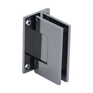 GEN037GM, CRL Gun Metal Geneva 037 Series Wall Mount Full Back Plate Standard Hinge — GEN037GM
