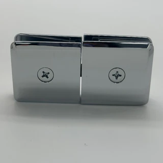 CBGC188 Beveled 180º Glass to Glass Movable Transom Shower Door Clamp — CBGC188