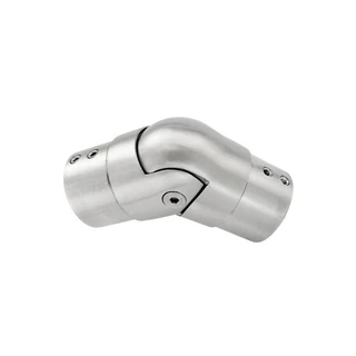 CVE-D424, Flexible swivel vertical elbow for Ø1 5/8" slotted tube — CVE-D424 — Polished Stainless Steel