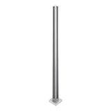 CSLP42,Square Post 42" Height for 1/2" Glass (Post Only, Not Include Glass Clamp) — CSLP42LSSS — Brushed Stainless — CORNER