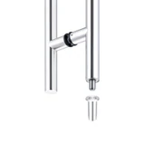 CLLP, Locking Ladder Pull, 304 tube in 1/16" thickness — CLLP60 — Polished Stainless Steel — 60"