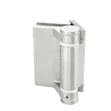 CY11WS, Glass to Wall Heavy Duty Hinge for 3/8" to 5/8" Thickness Glass, flat pin — CY11WS — Polished Stainless Steel
