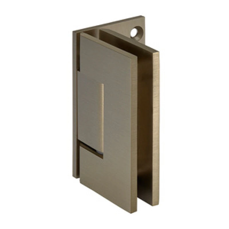 GEN044BBRZ,CRL Brushed Bronze Geneva 044 Series Wall Mount Offset Back Plate Hinge — GEN044BBRZ