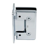 CC0L337, Adjustable Wall Mount 'H' Back Plate Hinge for Frameless Shower Door — CC0L337