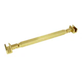 C2864, FRAMELESS SHOWER DOOR, SQUARE FIXED PANEL GLASS-TO-GLASS SUPPORT BAR — C2864A