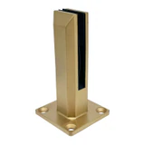 CSDMS188S, Square Spigot for Stair, Size: 2" x 7-7/16" Height ,Duplex 2205 — CSDMS188SL — Brushed Gold — Left Side