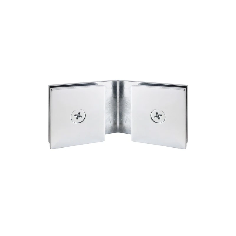 CSGC135, 135° Degree Fixed Panel, Square, Glass to Glass Clamp — CSGC135