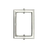 CMT, Round Tubing Mitered Corner Back to Back Pull Handle — CMT6X6