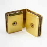 CBGC90 Beveled, 90º Degree Glass to Glass Shower Door Clamp — CBGC90
