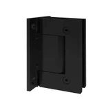 HW037,Hydraulic Wall Mount Hinge, for 3/8~1/2 Glass, 1 set (1 x spring + 1x hydraulic) — HW037-MB — Matte Black