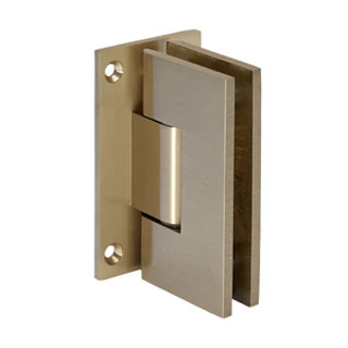 V1E037BBRZ,CRL Brushed Bronze Vienna 037 Series Wall Mount Full Back Plate Hinge — V1E037BBRZ
