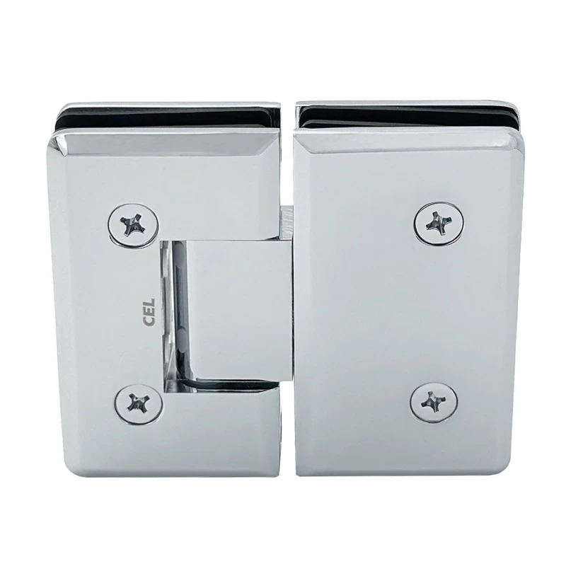 CC0L180, Frameless Shower Door, 180°, Glass to Glass Hinge — CC0L180