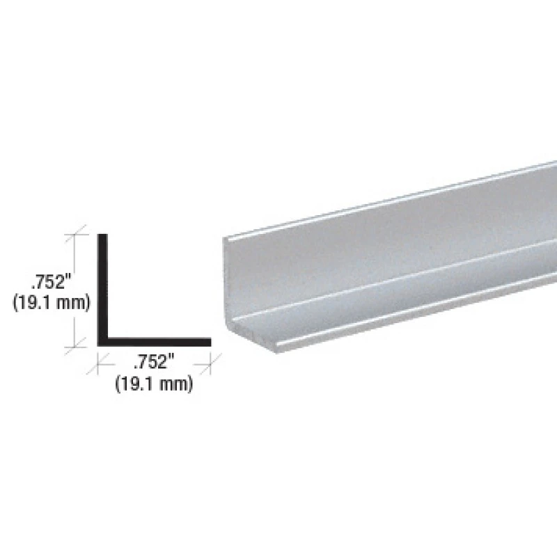 D1628,3/4" Aluminum Angle Extrusion — D1628A