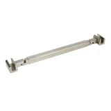 C2864, FRAMELESS SHOWER DOOR, SQUARE FIXED PANEL GLASS-TO-GLASS SUPPORT BAR — C2864A