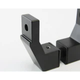CSQOF, Offset Mount Mid-Post for Square Ladder Pulls (1 Set) — CSQOF-MB — Matte Black
