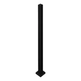 CSLP42,Square Post 42" Height for 1/2" Glass (Post Only, Not Include Glass Clamp) — CSLP42EMB — Matt Black — END
