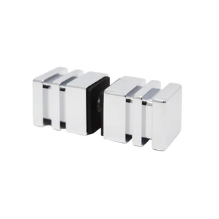 CSDK160, Square Back to Back Knob for 1/4"~1/2" Glass — CSDK160CH