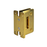 CP1N537, 5 Degree Pre-Set Wall Mount 'H' Back Plate Hinge for Frameless Shower Door — CP1N537