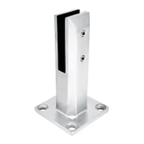 CSDMS188S, Square Spigot for Stair, Size: 2" x 7-7/16" Height ,Duplex 2205 — CSDMS188SL — Polished Stainless Steel — Left Side