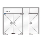 CPH30 Overpanel Patch with CPF30-Pvtins — CPH30 — Aluminum