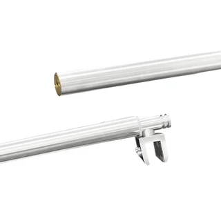 C2701, FRAMELESS SHOWER DOOR ROUND FIXED PANEL WALL TO GLASS SUPPORT BAR — C2701A