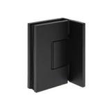 CEL044, Heavy Duty Adjustable Wall Mount offset Plate with Cover Plate Hinge, For 3/8"~1/2" Glass — CEL044MB