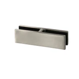 CGTG180, 180 degree Railing clamp, glass to glass — CGTG180 — Brushed Stainless Steel