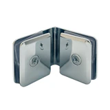 CBGC90 Beveled, 90º Degree Glass to Glass Shower Door Clamp — CBGC90