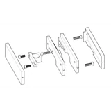 CUP-002, Top Door Patch Fitting — CUP-002 — Aluminum
