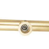 CLP Ladder Style, Back-to-Back Pull Entrance Door Handle, Stainless Steel 304 Tube in 1/16" Thickness — CLP36 — Brushed Gold — CLP36