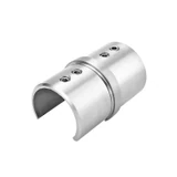 CC180-D424, Tube to tube 180 degree connector for Ø 1-5/8" slotted tube — CC180-D424 — Polished Stainless Steel