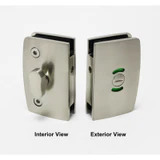 C700C, Glass Swinging Door Lock with Indicator for 3/8" & 1/2" Glass — C700C