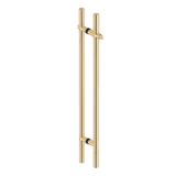 CLLP, Locking Ladder Pull, 304 tube in 1/16" thickness — CLLP48 — Brushed Gold — 48"