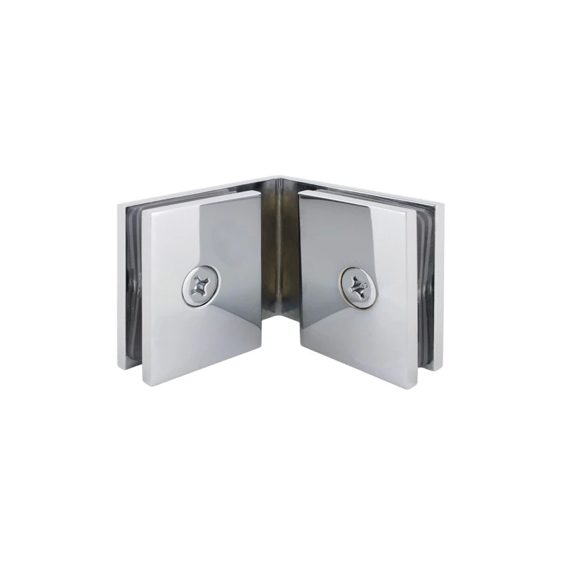 CSGC90, 90 Degree Glass to Glass Clamp for Frameless Shower Door — CSGC90
