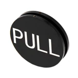 CRPP2, 2" Round Push/Pull Disc Set with 3M VHB Tape Applied — CRPP2-MB — Matte Black
