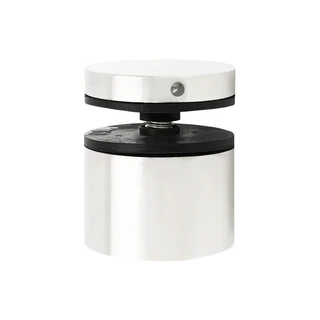 CSO2112, 2" Ø Diameter Round Standoff for Glass Railing with 1-1/2" Projection, Stainless steel 316 — CSO2112-PSS — Polished Stainless Steel