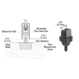 CRL9040S, CRL Floor Mounted Closer Flat Tapered Aluminum Spindle — CRL9040S8 — 5/16"