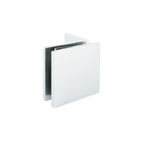 CSGC037, Fixed Panel Square Clamp With Leg for Frameless Shower Door — CSGC037