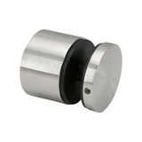 CSO2112, 2" Ø Diameter Round Standoff for Glass Railing with 1-1/2" Projection, Stainless steel 316 — CSO2112-SSS — Brushed Stainless Steel