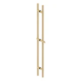 CLLP, Locking Ladder Pull, 304 tube in 1/16" thickness — CLLP84 — Brushed Gold — 84"