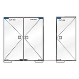 CUP-002, Top Door Patch Fitting — CUP-002 — Aluminum