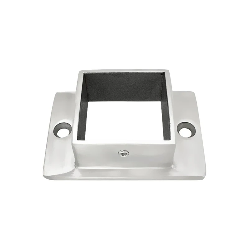 CFG-40X40, Flange for 1-1/2" x 1-1/2" slotted tube — CFG-40X40 — Polished Stainless Steel